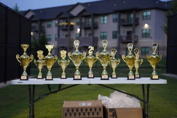 table tennis championship trophy
